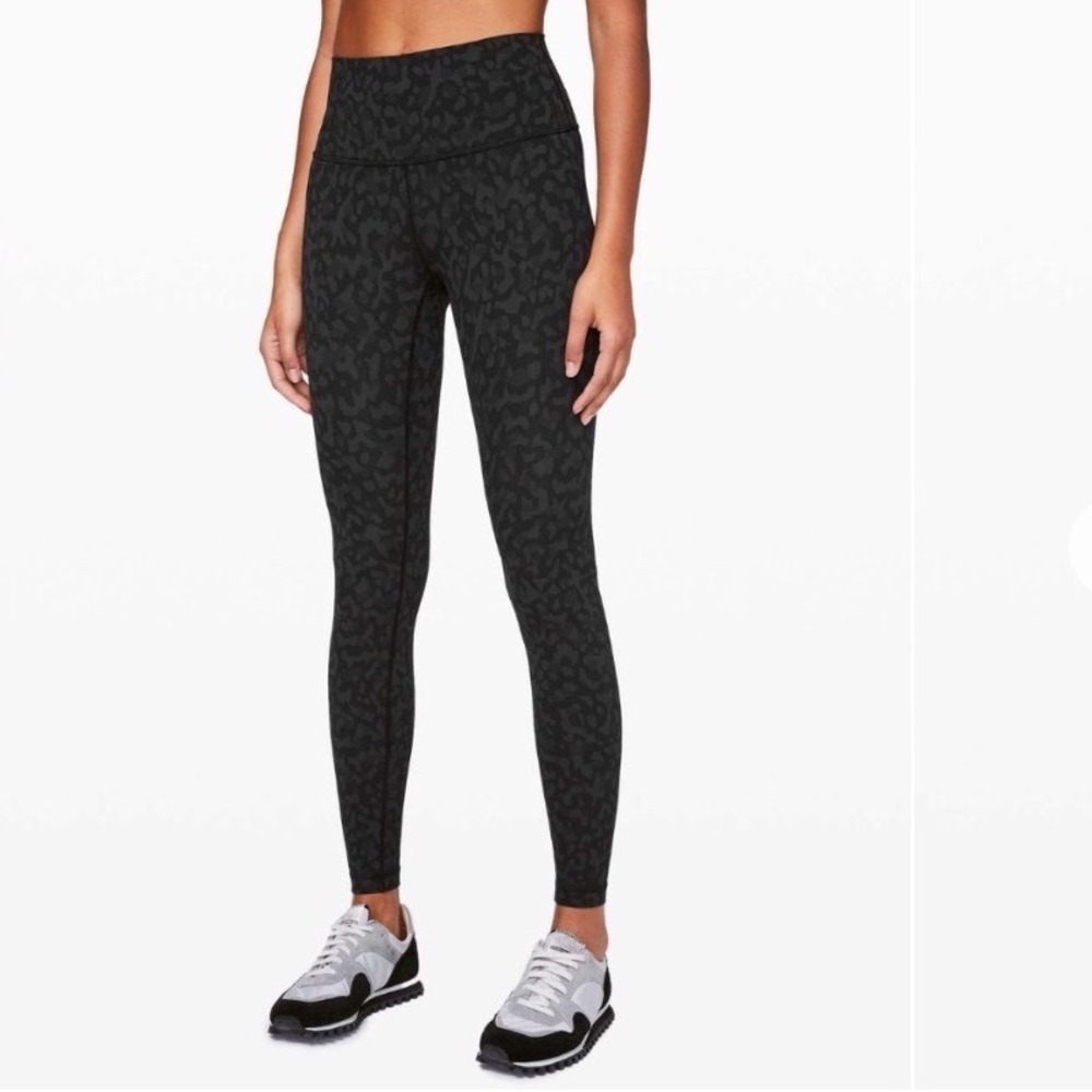 Lululemon Wunder Under Leggings 28" Camo High Rise Luxtreme Womens